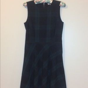 Sleeveless Plaid Dress